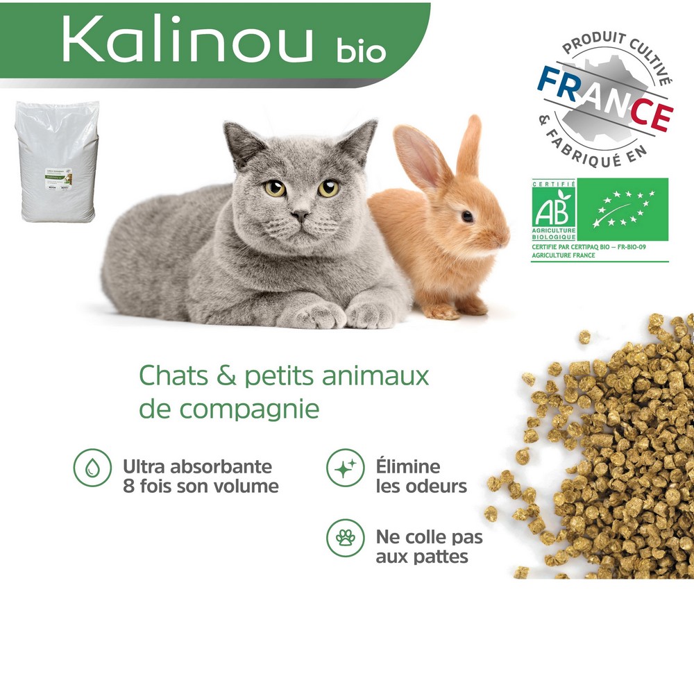 Litiere compostable Cat Best - Livraison gratuite Nouméa Grand Nouméa Poids  4 kg